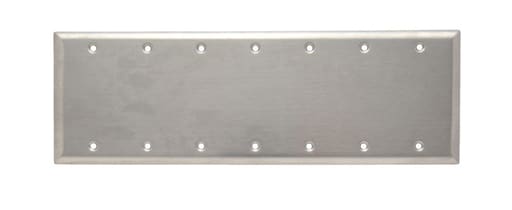 Pass & Seymour / Legrand - Pass & Seymour SS6013 7Gang Wall Plate, Blank, Standard - 302/304 Stainless Steel