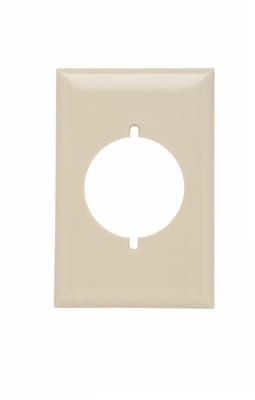 Pass & Seymour / Legrand - Pass & Seymour 384-I 1-Gang Power Outlet Receptacle Opening, 2.156" Hole for 2.125" Diameter Device -2 Mtg. Holes, Ivory