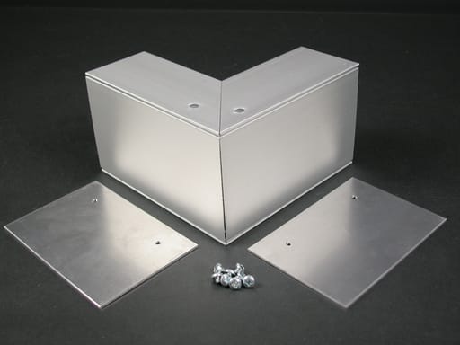 The Wiremold Co - Wiremold AL3318 90 Degrees 1-Channel Aluminum Elbow