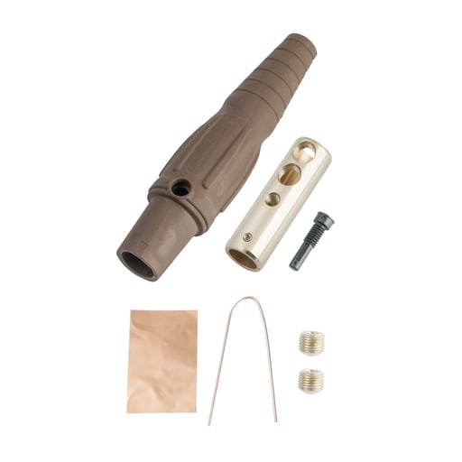 Pass & Seymour / Legrand - Pass & Seymour PS40-FB-BR Female Plug #2/0-4/0 400A 600V - Brown