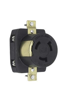 Pass & Seymour / Legrand - Pass & Seymour 3769 Receptacle Single 50amp 250V Dc 50amp 600V Ac