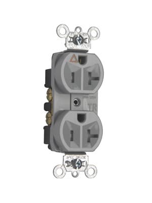 Pass & Seymour / Legrand - P&S TRIG5362GRY IG TR DUP RECEPT 20