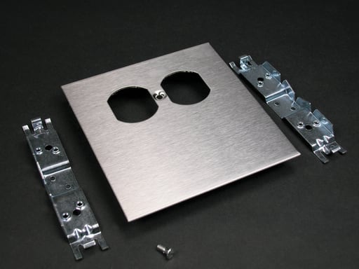 The Wiremold Co - Wiremold S4048B S4000 Duplex Receptacle Device Cover