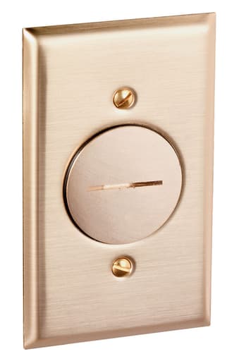 Pass & Seymour / Legrand - Pass & Seymour 1542-TR-FBA Tamper-Resistant Floor Box Assembly. Includestamper-Resistant Receptacle With Brass Plate, Plug, Gasket, O-Ring, And Metal 18 Cubic Inch Box. Brown.