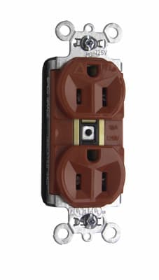 Pass & Seymour / Legrand - Pass & Seymour PTIG5262-RED PlugTail™ Isolated Ground Spec Grade Duplex Receptacle, 15A 125V - Red