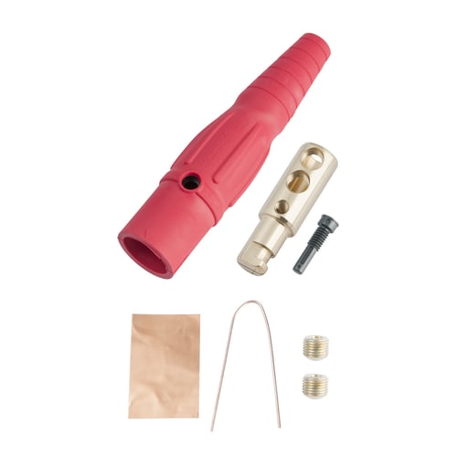 Pass & Seymour / Legrand - Pass & Seymour PS20-MBR Male Cam Device Plug, 400A 600V, Cable Size #2-2/0 - Red