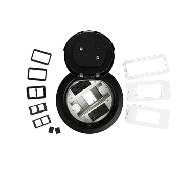 The Wiremold Co - Wiremold 6ATC2PBK Poke Through Device Assembly
