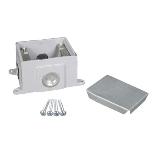 The Wiremold Co - Wiremold 880CS1-1 1" 48 In? 1-Gang Cast Iron Floor Box