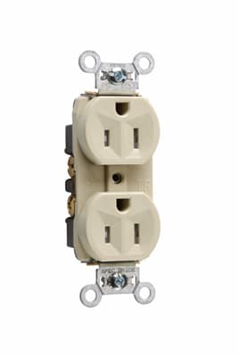 Pass & Seymour / Legrand - P&S TR5262I RECEP DUP TR B+S WIRE 1