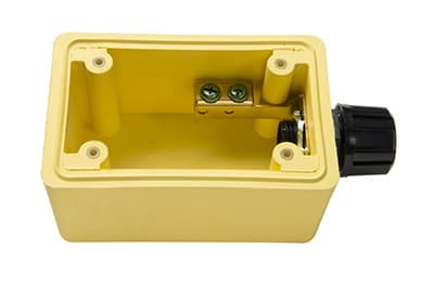 Pass & Seymour / Legrand - P&S FD11 YEL BACK BOX,DEEP,1/2IN SN