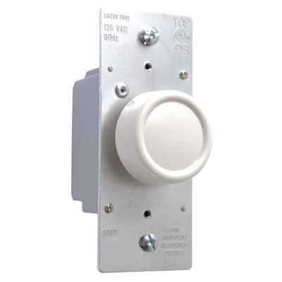 Pass & Seymour / Legrand - Pass & Seymour R600-WV RFI Rotary Dimmer 600W - White