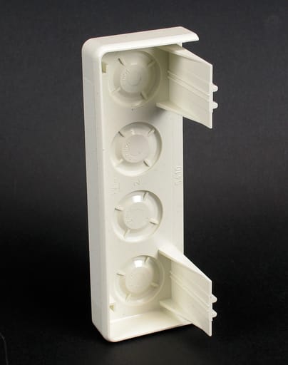 The Wiremold Co - Wiremold 5410 Blank End Fitting, 5400-Series Raceway - Ivory