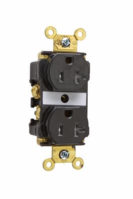 Pass & Seymour / Legrand - Pass & Seymour TR63BK Black Back and Side Wire 20 Amp 125 Volt Tamper Resistant Spec Grade Receptacles
