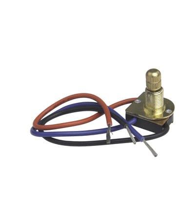 Pass & Seymour / Legrand - Pass & Seymour 653 1.25 Inch Depth 125/250 Volt 3/6 Amp 1-Pole 2-Circuit 4-Position Heavy Duty Rotary Switch