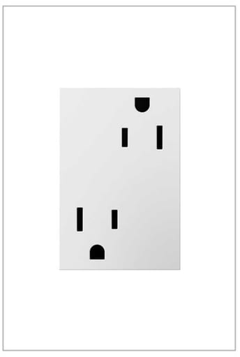 Pass & Seymour / Legrand - Pass & Seymour ARTR153-W4 15A 125V Tamper-Resistant 3-Module Outlet - White