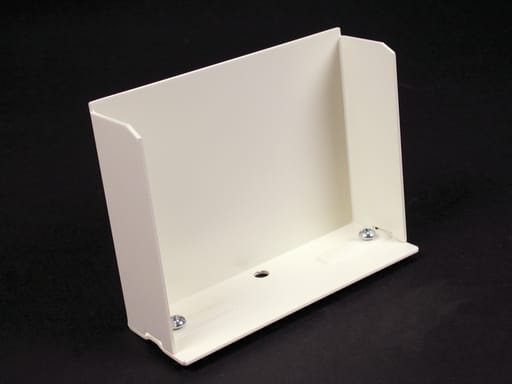 The Wiremold Co - Wiremold G6010B 4-3/4 x 1-1/2 x 3-1/2" Gray Steel Multiple Channel Raceway Blank End