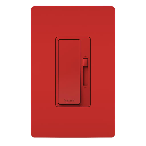 Pass & Seymour / Legrand - Pass & Seymour RHL153PRED 1P/3W Preset radiant® LED Advanced Wall Dimmer, 150W LED, 120VAC, 60Hz, Red (Wall Plate not included)
