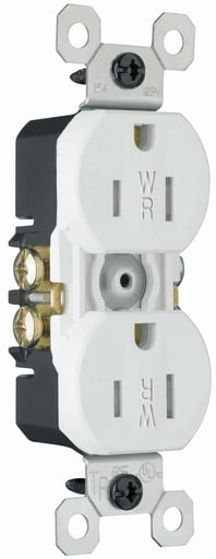 Pass & Seymour / Legrand - P&S 3232TRWRW TR WR DUP REC 15A/125