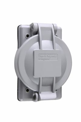 Pass & Seymour / Legrand - Pass & Seymour WPG-1 1-Gang Glass Filled Polycarbonate Weatherproof Flanged Inlet/Outlet Cover