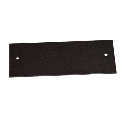 The Wiremold Co - Wiremold OFR47-B 2 x 5-1/2" Steel Multiple Channel Overfloor Raceway Blank Device Plate