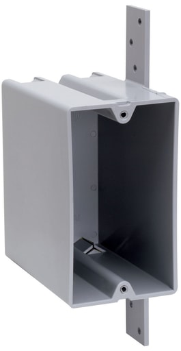 Pass & Seymour / Legrand - Pass & Seymour P122N 3.75 x 2.25 x 3.37 Inch 22.5 Square Foot 1-Gang Plastic Deep Switch and Outlet Box