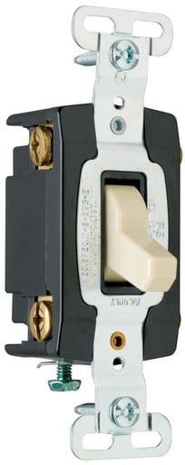 Pass & Seymour / Legrand - Pass & Seymour PS15AC4-W 4way Toggle Switch, Back & Side Wire, 15A 120/277V - White