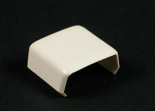 The Wiremold Co - Wiremold 406-WH 13/16" White Non-Metallic 1-Channel Raceway Cover Clip