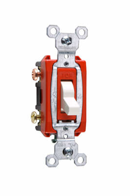 Pass & Seymour / Legrand - Pass & Seymour CS20AC3-W Commercial 3Way Switch, Side Wire, 20Amp 120/277Volt, White