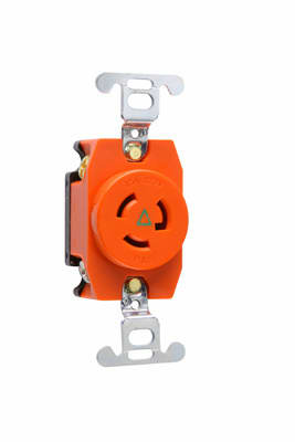 Pass & Seymour / Legrand - P&S IG4760 TURNLOK SINGLE REC 3W 15
