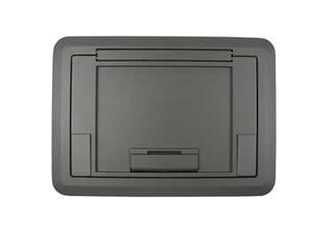 The Wiremold Co - Wiremold EFB45CTCGY Evolution™-Series EFB45 Floor Box Surface Style Cover with Carpet Insert