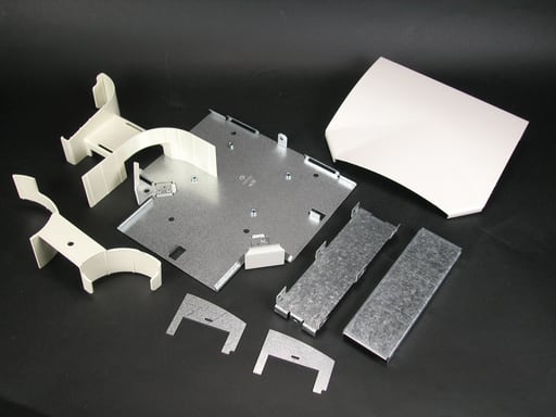 The Wiremold Co - Wiremold DS4015-DG DS4000-Series Divided Tee Fitting