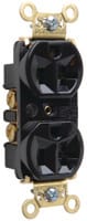 Pass & Seymour / Legrand - P&S PS5362BK HEAVY DUTY DUP RECEPT