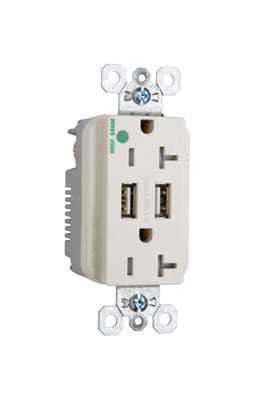 Pass & Seymour / Legrand - P&S TR8300HUSBLA DUP REC 20A TR HG