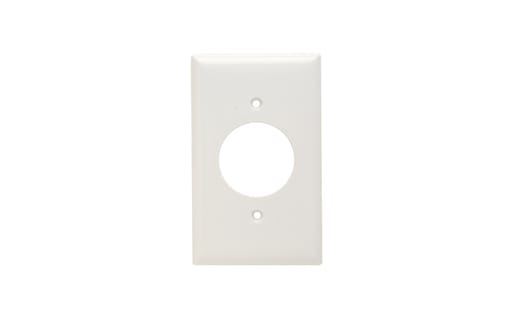 Pass & Seymour / Legrand - Pass & Seymour SP720-W 1Gang Wall Plate, Power Outlet Receptacle, 1.5625" Device, Standard - White