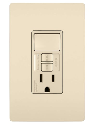 Pass & Seymour / Legrand - P&S 1597SWTTRLACCD4 RADIANT 15A SLF