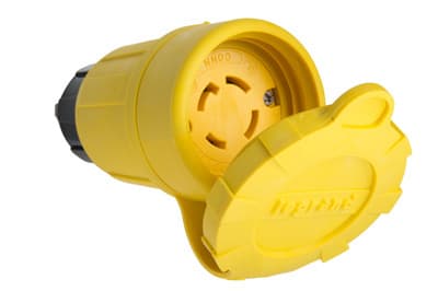 Pass & Seymour / Legrand - Pass & Seymour 29W76 30A 3P4W 480V Watertight Locking Connector, NEMA 4X/6P IP67 (L16-30R)
