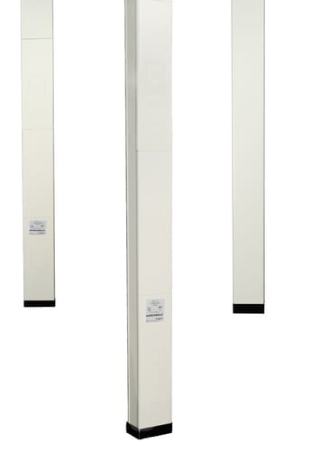 The Wiremold Co - Wiremold 30TC-4V 5" 10 Foot Ivory Steel Power and Communication Pole