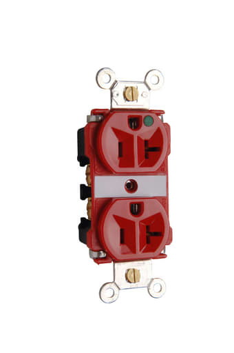 Pass & Seymour / Legrand - P&S 8300REDMRI HOSP GRD DUP RECP 20