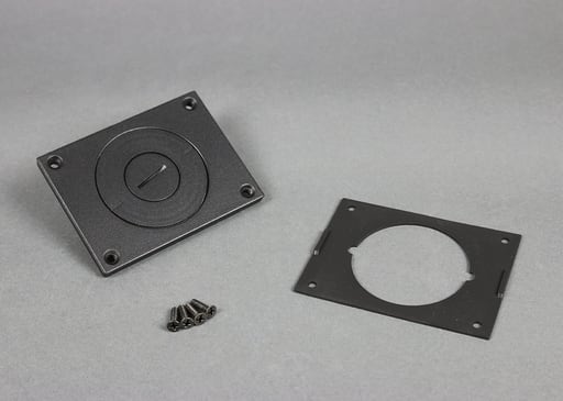The Wiremold Co - Wiremold 829CKAL-1BK Communications Cover Plate
