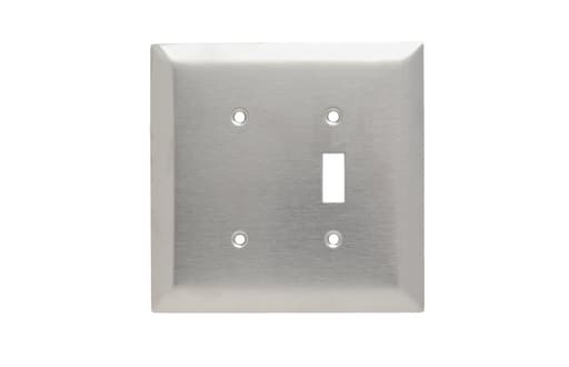 Pass & Seymour / Legrand - P&S SSO114 SMTH 302SS 2G 1TOG/1 BLA
