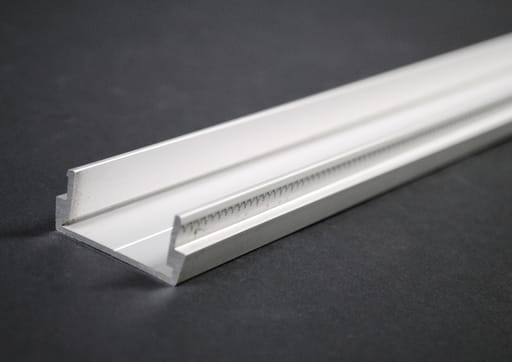 The Wiremold Co - Wiremold AL2000B-10 1-7/16" Satin Anodized Aluminum 1-Channel Raceway Base