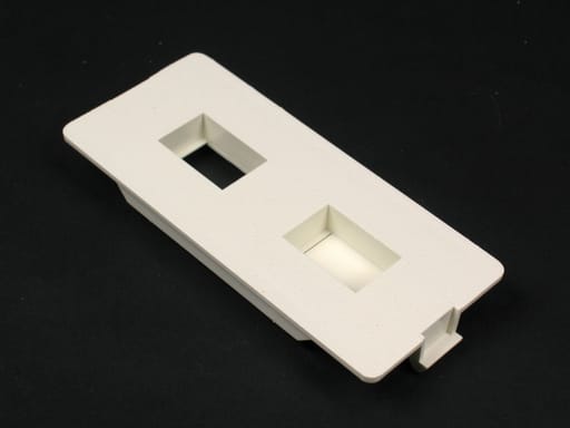 The Wiremold Co - Wiremold 5507FRJ Non-Metallic Flush Ivory Faceplate