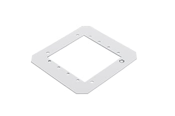 The Wiremold Co - Wiremold 8AAP 2-Gang Poke-Through Device Plate