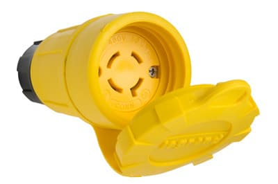 Pass & Seymour / Legrand - Pass & Seymour 27W76 20A phase 480V L1620R IP67 Turnlok Connector