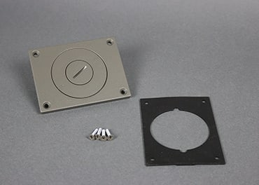 The Wiremold Co - Wiremold 829CKAL-3/4GY Communications Cover Plate