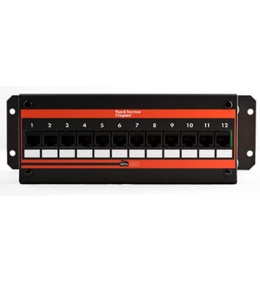 Pass & Seymour / Legrand - 12 PORT CAT 5E UNIV JACK PANEL