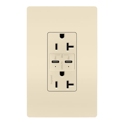 Pass & Seymour / Legrand - P&S TR20USBPDLA 30W PWR DELIVERY US