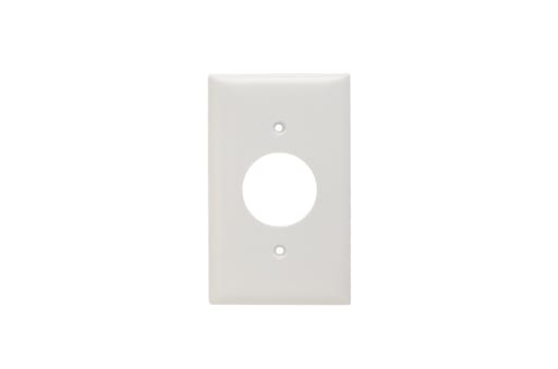 Pass & Seymour / Legrand - Pass & Seymour SP7-W 1Gang Wall Plate, Single Receptacle, Standard - White
