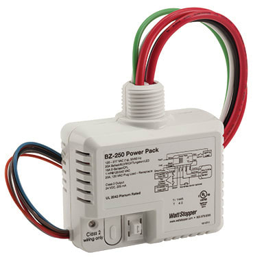 Wattstopper / Legrand - Wattstopper BZ-250 120/277 VAC 50/60 Hz Input 24 VDC 225 mA Output Lighting and Plug Load Flex Control Power Pack