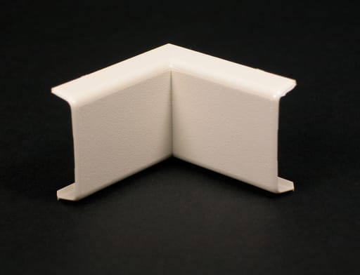The Wiremold Co - Wiremold 817 2" Ivory Non-Metallic 1-Channel Raceway Internal Elbow